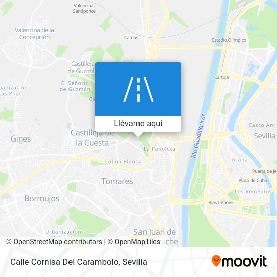 Mapa Calle Cornisa Del Carambolo