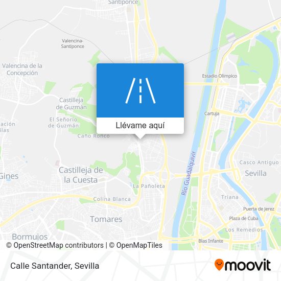 Mapa Calle Santander