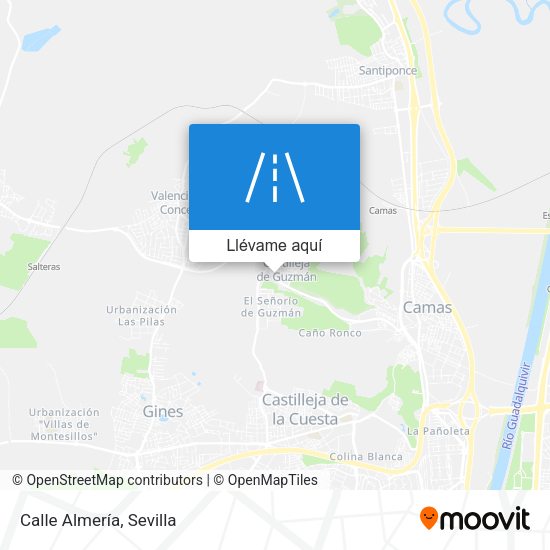 Mapa Calle Almería