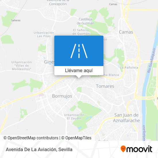 Mapa Avenida De La Aviación