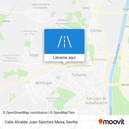 Mapa Calle Alcalde Juan Sánchez Mesa
