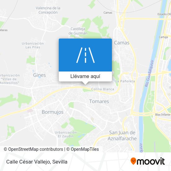 Mapa Calle César Vallejo