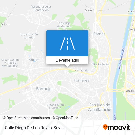 Mapa Calle Diego De Los Reyes