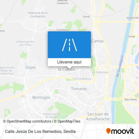 Mapa Calle Jesús De Los Remedios