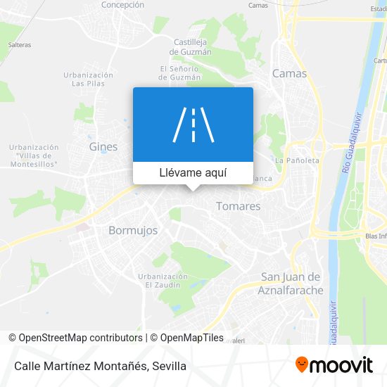 Mapa Calle Martínez Montañés