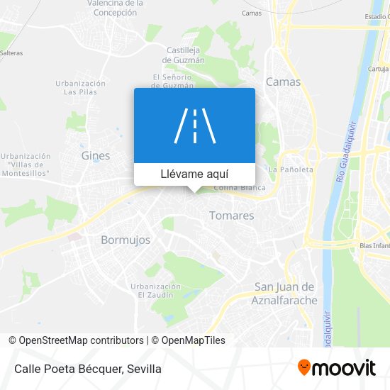 Mapa Calle Poeta Bécquer