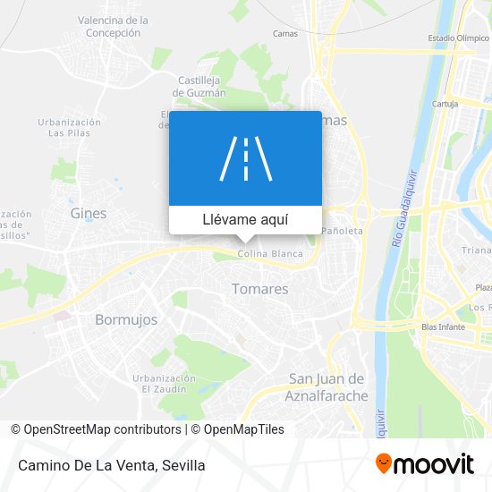 Mapa Camino De La Venta
