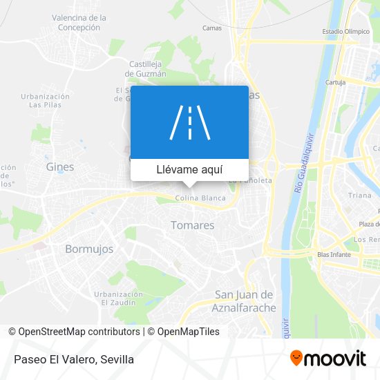 Mapa Paseo El Valero