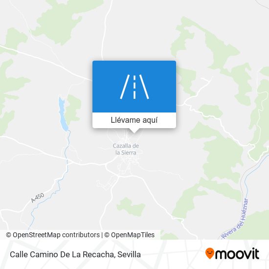 Mapa Calle Camino De La Recacha