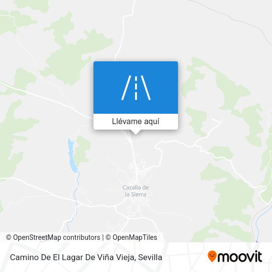 Mapa Camino De El Lagar De Viña Vieja