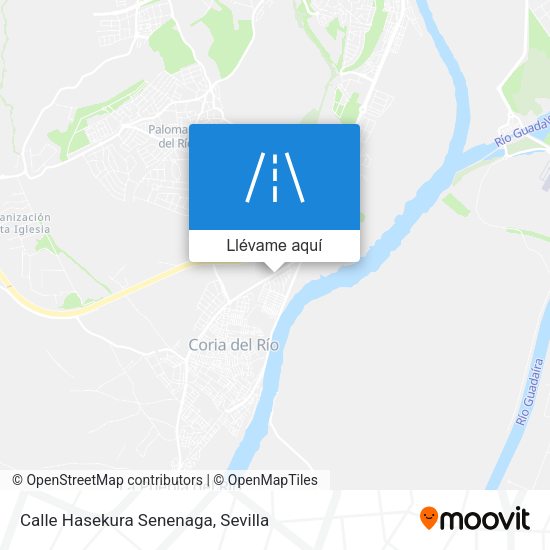 Mapa Calle Hasekura Senenaga