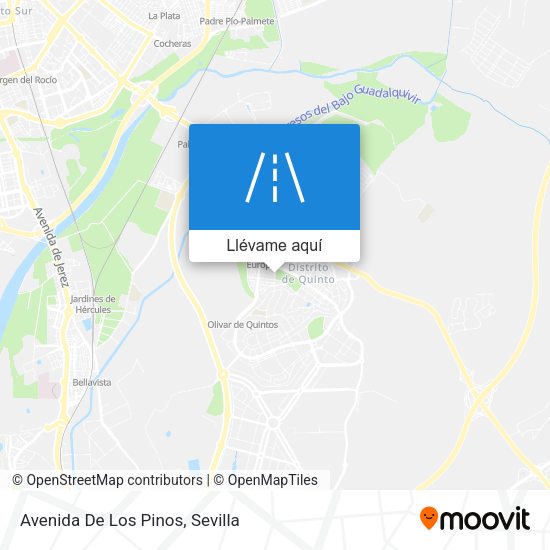 Mapa Avenida De Los Pinos
