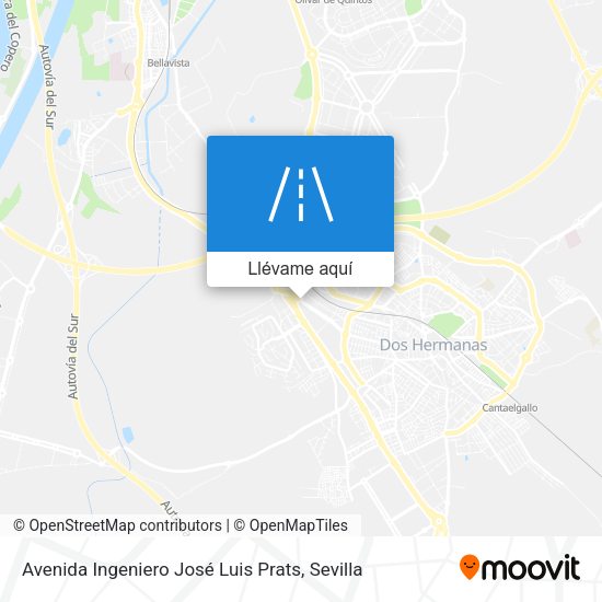Mapa Avenida Ingeniero José Luis Prats