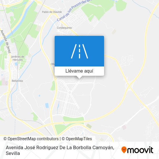 Mapa Avenida José Rodríguez De La Borbolla Camoyán