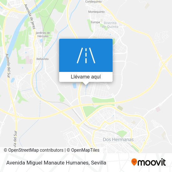 Mapa Avenida Miguel Manaute Humanes