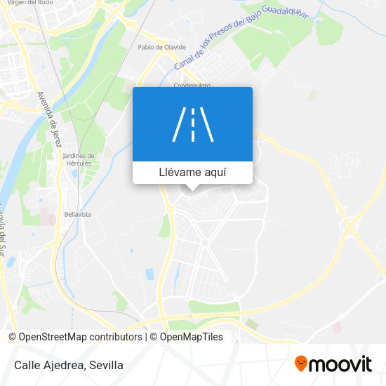 Mapa Calle Ajedrea