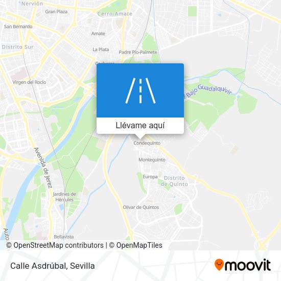 Mapa Calle Asdrúbal