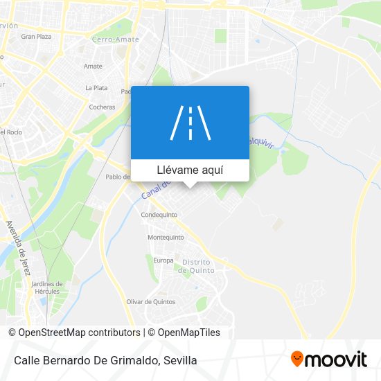 Mapa Calle Bernardo De Grimaldo