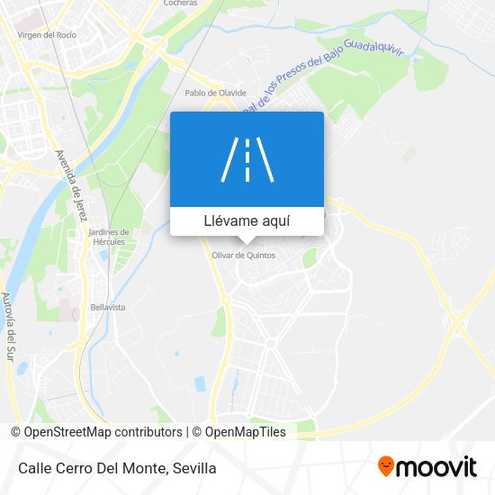 Mapa Calle Cerro Del Monte