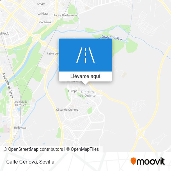 Mapa Calle Génova