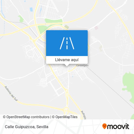 Mapa Calle Guipuzcoa
