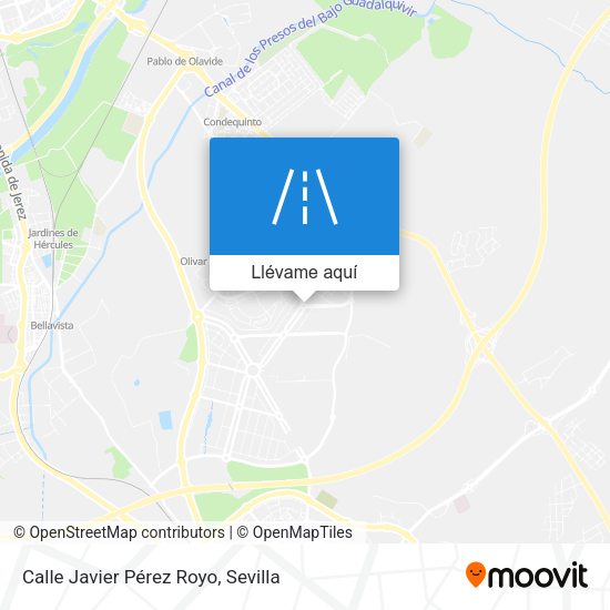 Mapa Calle Javier Pérez Royo