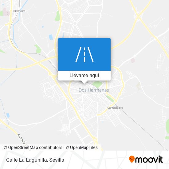 Mapa Calle La Lagunilla