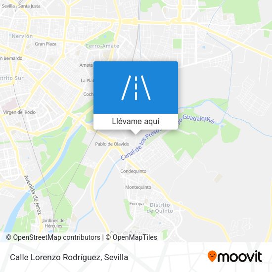 Mapa Calle Lorenzo Rodríguez
