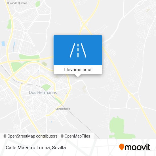 Mapa Calle Maestro Turina