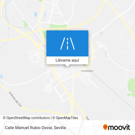 Mapa Calle Manuel Rubio Doval