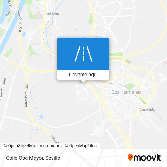 Mapa Calle Osa Mayor