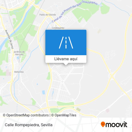 Mapa Calle Rompepiedra