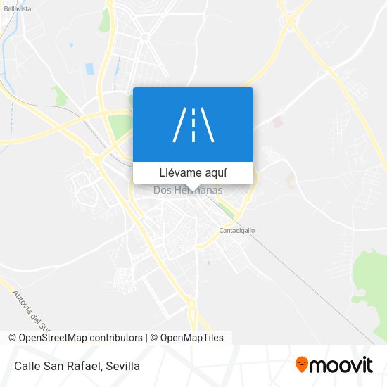Mapa Calle San Rafael