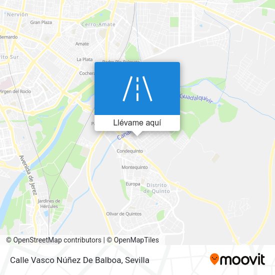 Mapa Calle Vasco Núñez De Balboa