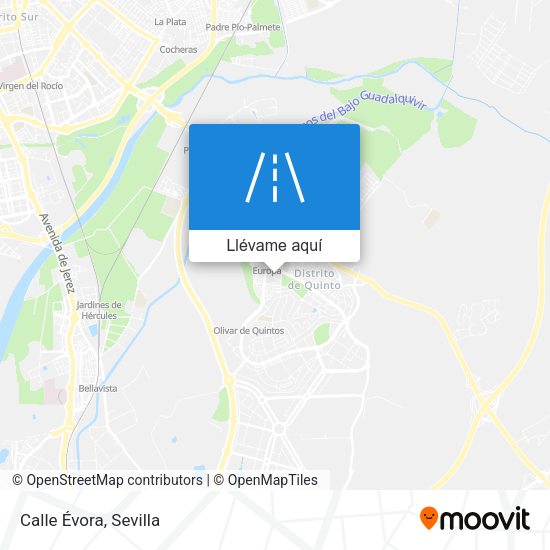 Mapa Calle Évora