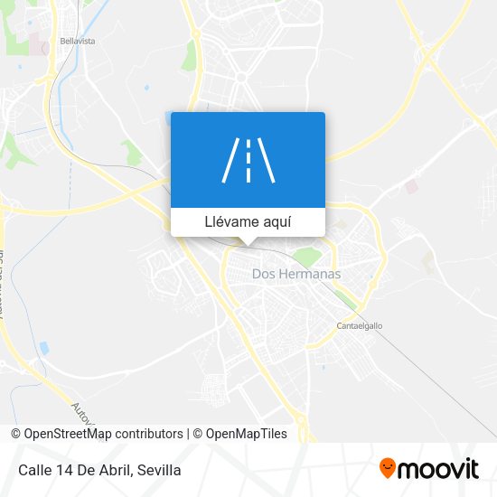Mapa Calle 14 De Abril