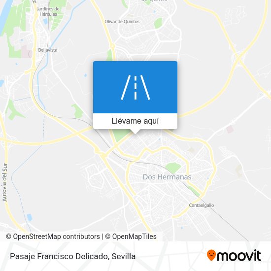 Mapa Pasaje Francisco Delicado