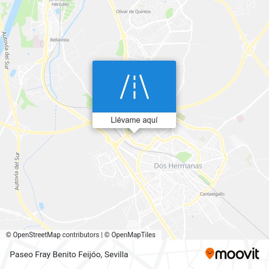 Mapa Paseo Fray Benito Feijóo