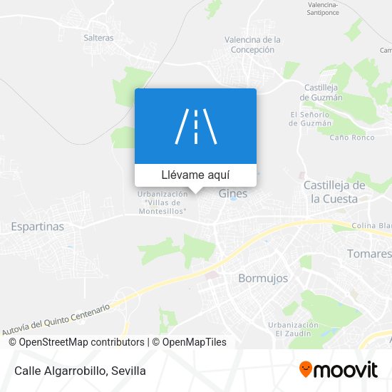 Mapa Calle Algarrobillo