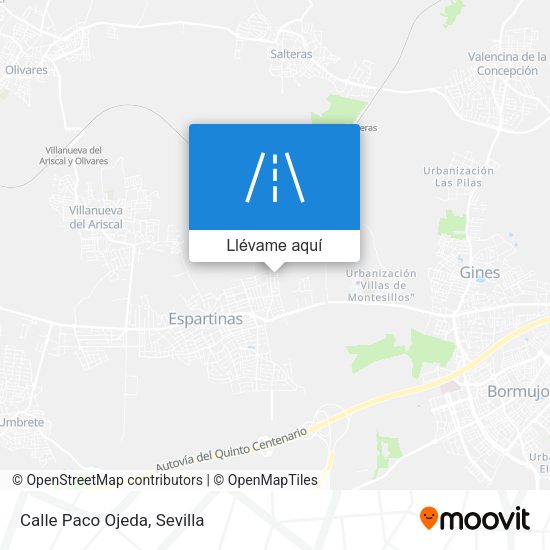 Mapa Calle Paco Ojeda