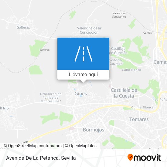 Mapa Avenida De La Petanca