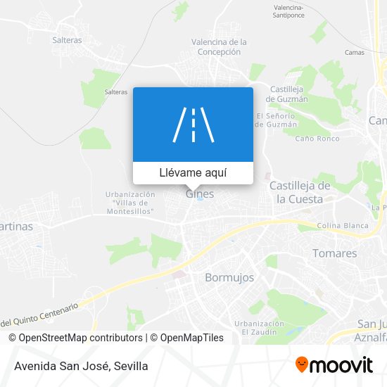 Mapa Avenida San José