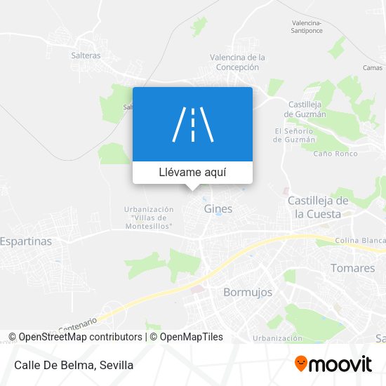 Mapa Calle De Belma