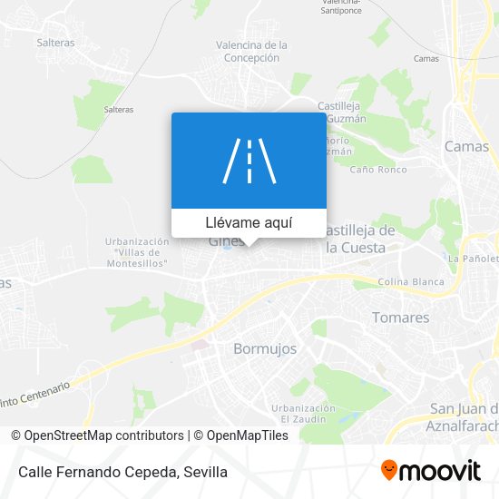 Mapa Calle Fernando Cepeda