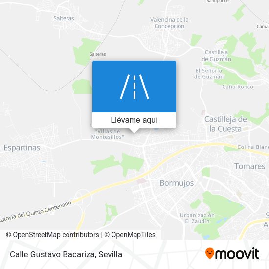Mapa Calle Gustavo Bacariza