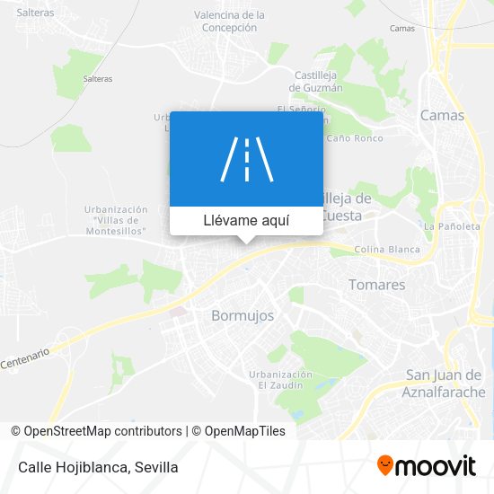 Mapa Calle Hojiblanca
