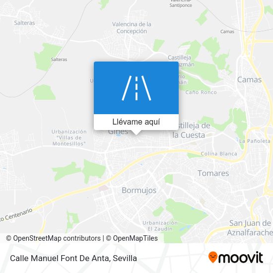 Mapa Calle Manuel Font De Anta