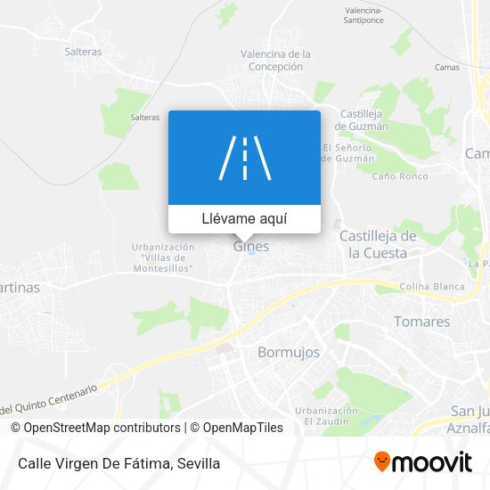 Mapa Calle Virgen De Fátima
