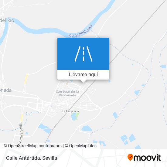 Mapa Calle Antártida