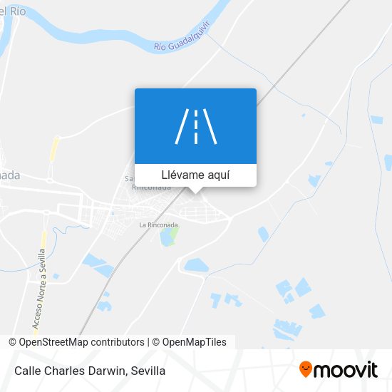 Mapa Calle Charles Darwin